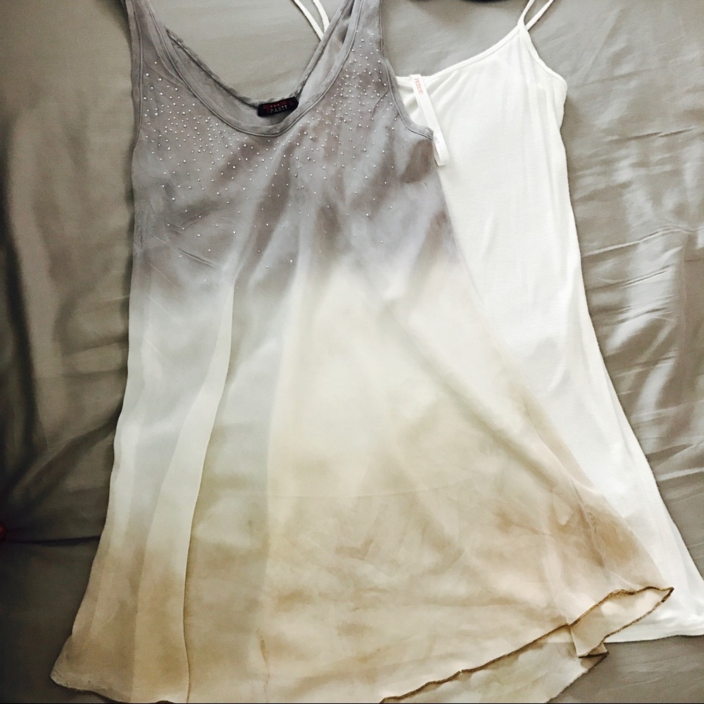 Chemise Layer Dress with Sparkles